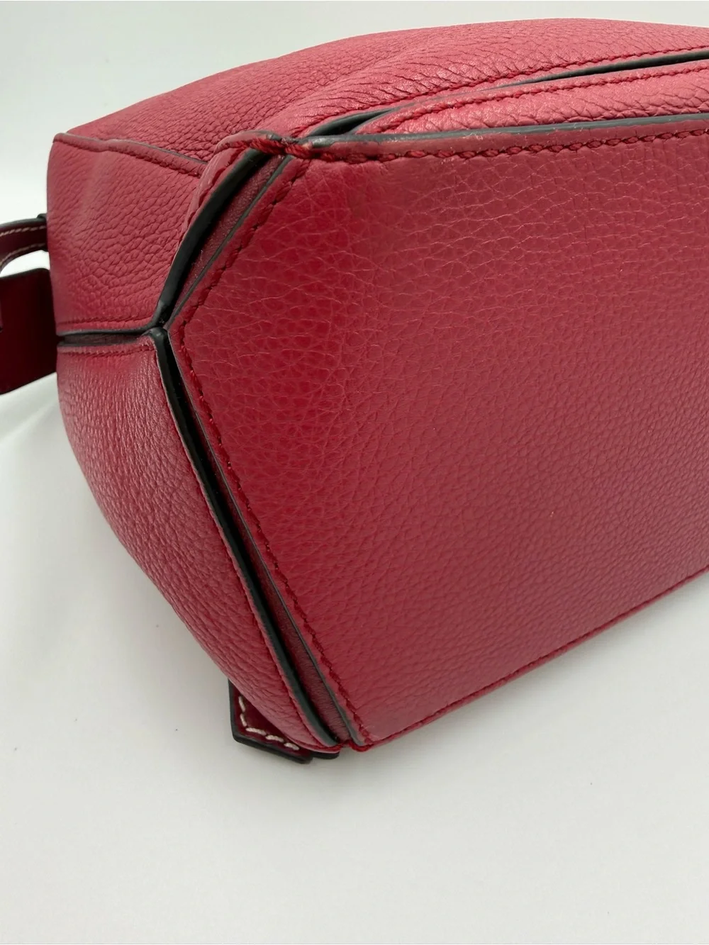 Loewe Hot Pink Puzzle Leather Top-Handle Shoulder Bag with Detachable CB Strap